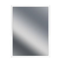 Miroir Ibarra blanc laqué 40x30cm